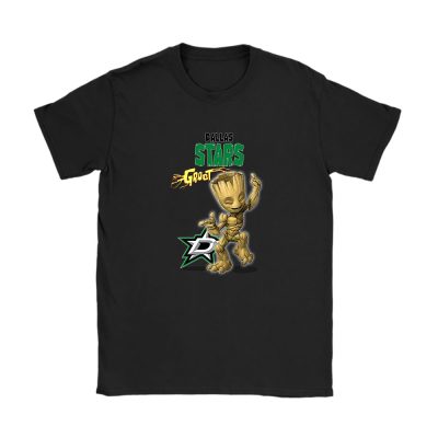 Groot NHL Dallas Stars Unisex T-Shirt Cotton Tee TAT13035