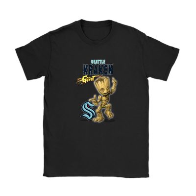 Groot NHL Seattle Kraken Unisex T-Shirt Cotton Tee TAT13165