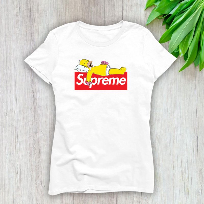 Homer Simpson Supreme Lady T-Shirt Women Tee LTL14320