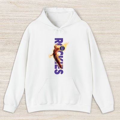 Human Torch MLB Colorado Rockies Unisex Hoodie TAH13235