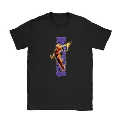 Human Torch MLB Colorado Rockies Unisex T-Shirt Cotton Tee TAT13235