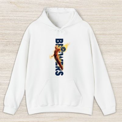 Human Torch MLB Milwaukee Brewers Unisex Hoodie TAH13267