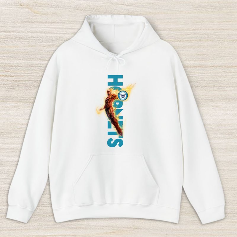 Human Torch NBA Charlotte Hornets Unisex Hoodie TAH13230