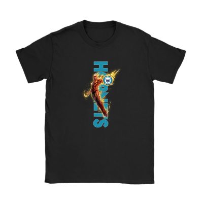 Human Torch NBA Charlotte Hornets Unisex T-Shirt Cotton Tee TAT13230