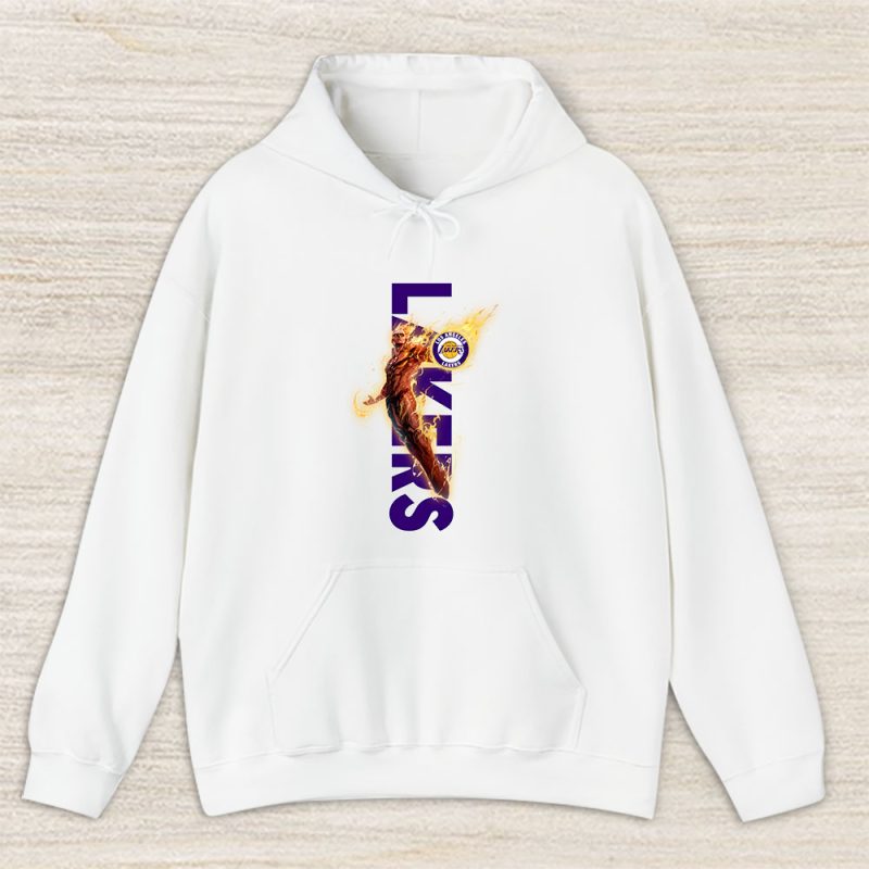 Human Torch NBA Los Angeles Lakers Unisex Hoodie TAH13265