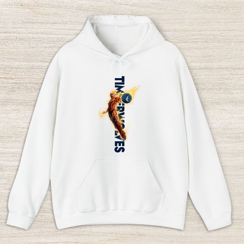 Human Torch NBA Minnesota Timberwolves Unisex Hoodie TAH13275