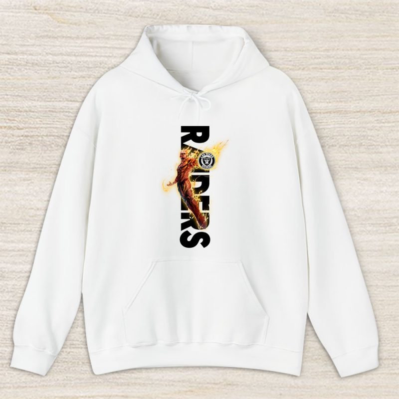 Human Torch NFL Las Vegas Raiders Unisex Hoodie TAH13266