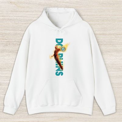 Human Torch NFL Miami Dolphins Unisex Hoodie TAH13270