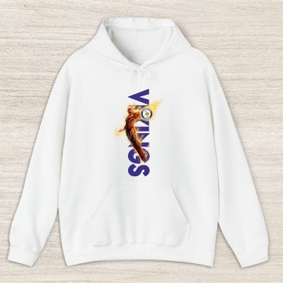 Human Torch NFL Minnesota Vikings Unisex Hoodie TAH13276