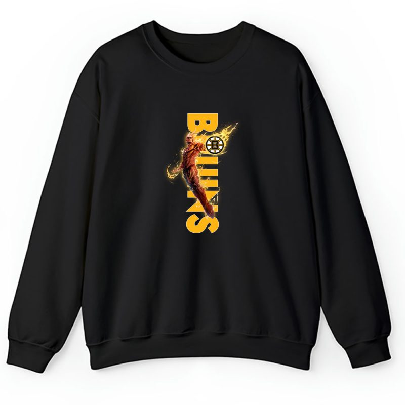 Human Torch NHL Boston Bruins Unisex Sweatshirt TAS13214