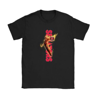 Human Torch NHL Ottawa Senators Unisex T-Shirt Cotton Tee TAT13292