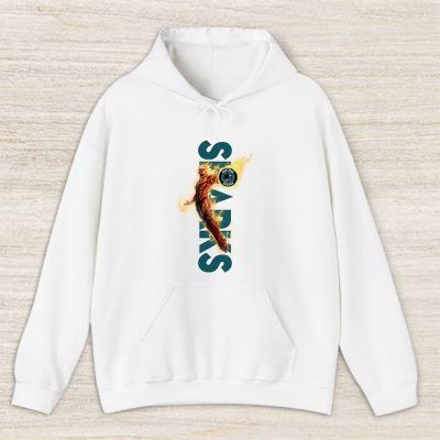 Human Torch NHL San Jose Sharks Unisex Hoodie TAH13313