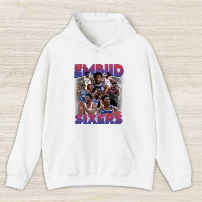 Joel Embiid 21 X Philadelphia 76ers Basketball Team X 90s Style Vintage Unisex Hoodie TAH12878