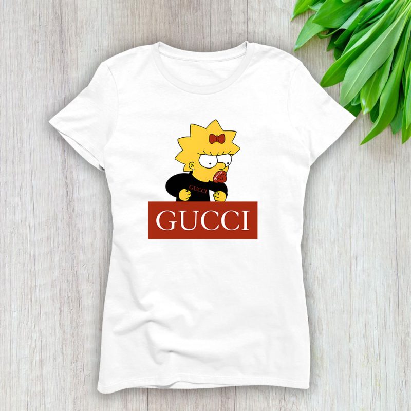 Lisa Simpson Gucci Lady T-Shirt Women Tee LTL14323