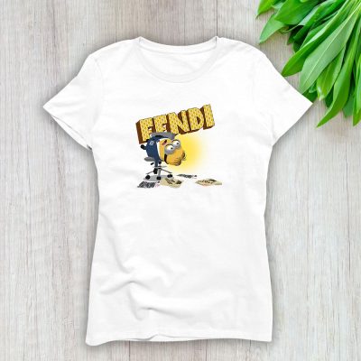 Minions Despicable Me Fendi Lady T-Shirt Women Tee LTL13334