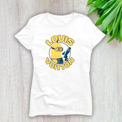 Minions Despicable Me Kelvin Louis Vuitton Lady T-Shirt Women Tee LTL14328