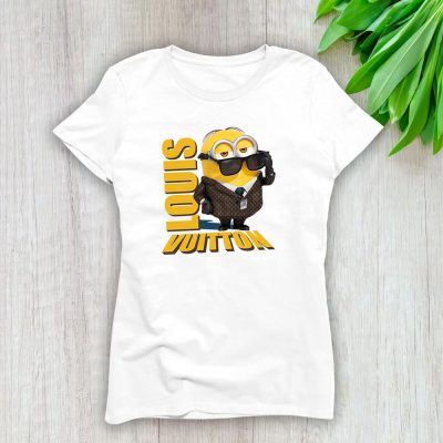 Minions Despicable Me Louis Vuitton Lady T-Shirt Women Tee LTL13337