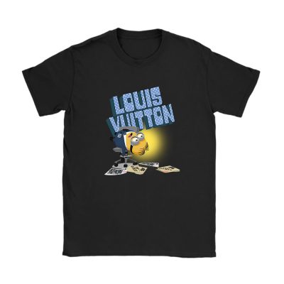 Minions Despicable Me Louis Vuitton Unisex T-Shirt Cotton Tee TAT13339