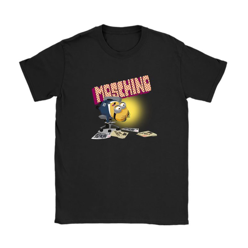 Minions Despicable Me Moschino Unisex T-Shirt Cotton Tee TAT13340