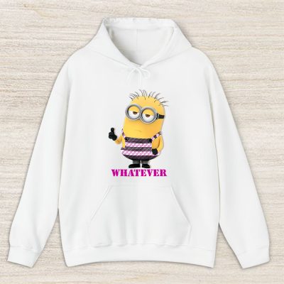 Minions Despicable Me Thumbs Up Whatever Graphic Moschino Unisex Hoodie TAH14059