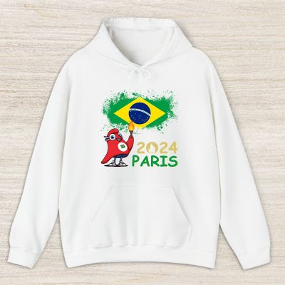 Paris 2024 Olympic Phryge X Team Brazil Fan X Summer Game Unisex Hoodie TAH12821