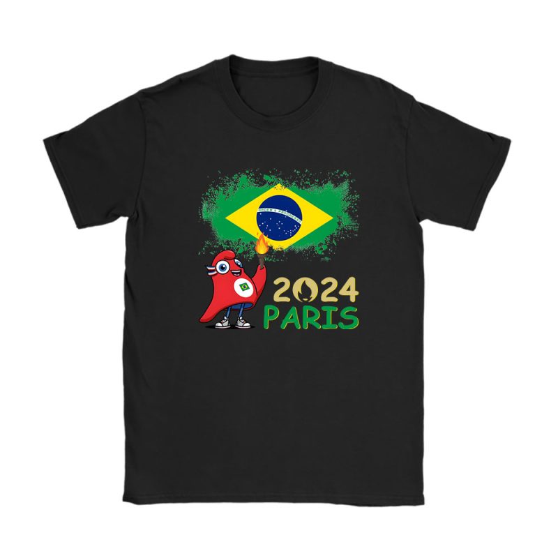 Paris 2024 Olympic Phryge X Team Brazil Fan X Summer Game Unisex T-Shirt TAT12821