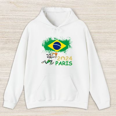 Paris 2024 Olympic X Goofy Team Brazil Fan X Summer Game Unisex Hoodie TAH12822