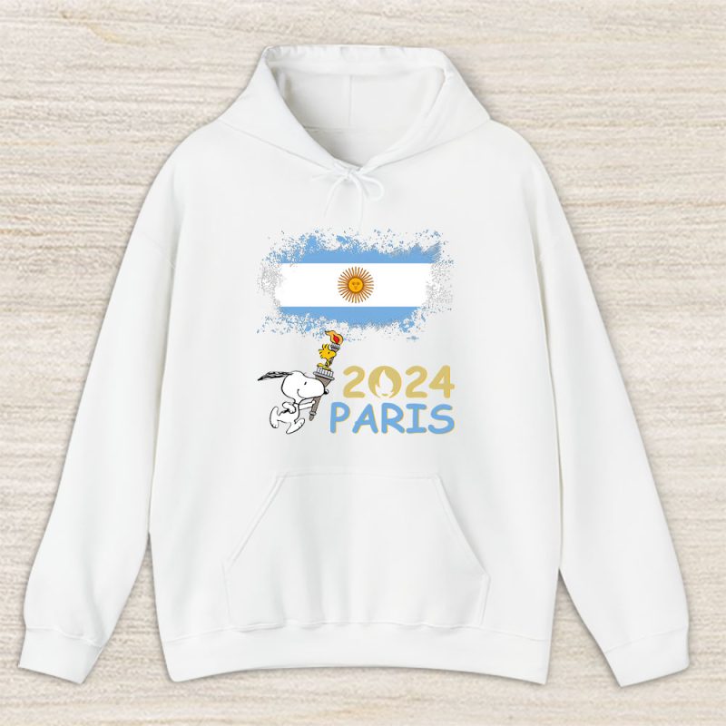 Paris 2024 Olympic X Scoopy Team Argentina Fan X Summer Game Unisex Hoodie TAH12804