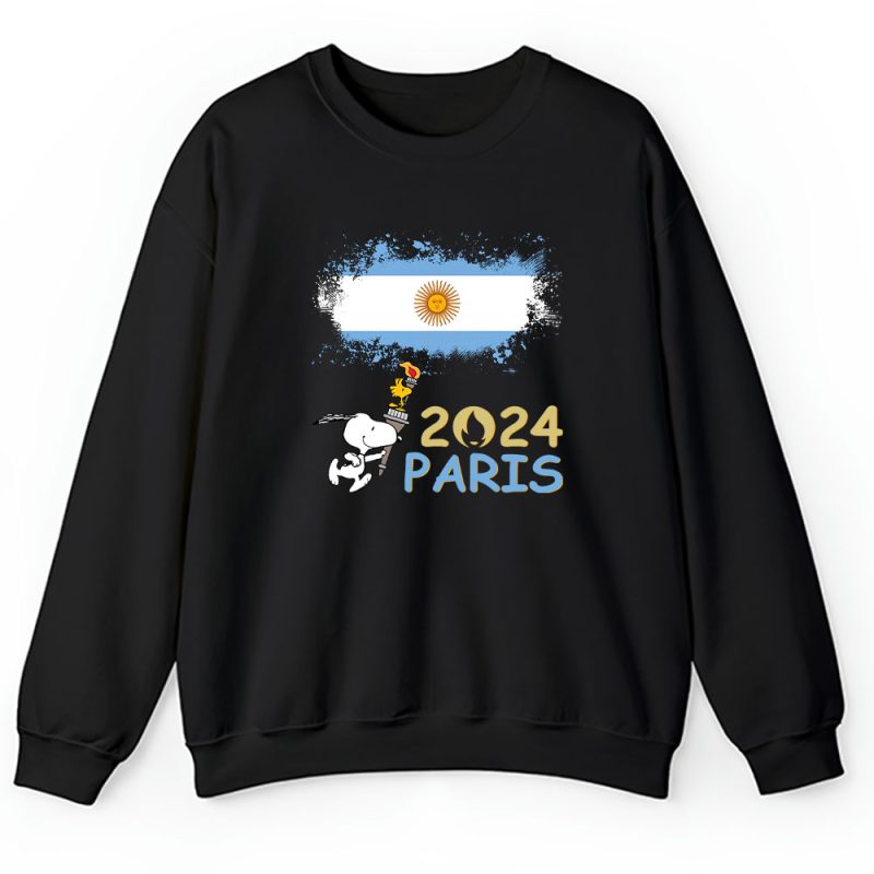 Paris 2024 Olympic X Scoopy Team Argentina Fan X Summer Game Unisex Sweatshirt TAS12804