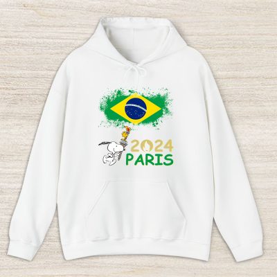 Paris 2024 Olympic X Scoopy Team Brazil Fan X Summer Game Unisex Hoodie TAH12820