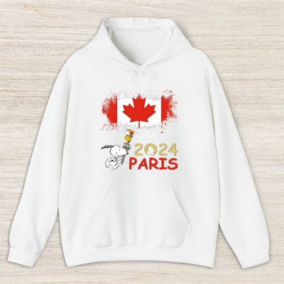 Paris 2024 Olympic X Scoopy Team Canada Fan X Summer Game Unisex Hoodie TAH12829