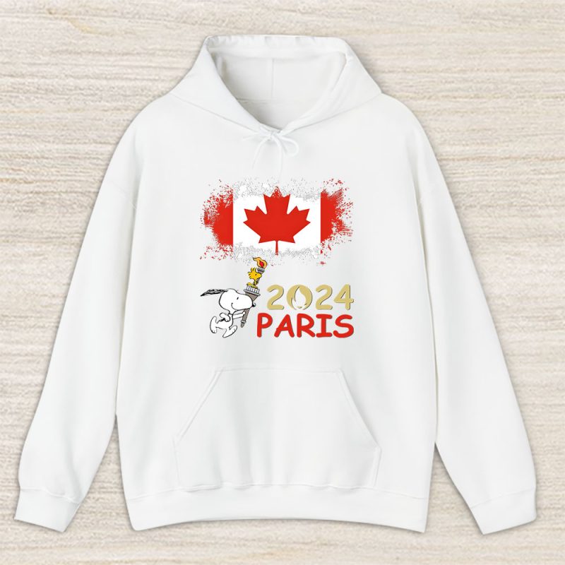 Paris 2024 Olympic X Scoopy Team Canada Fan X Summer Game Unisex Hoodie TAH12829