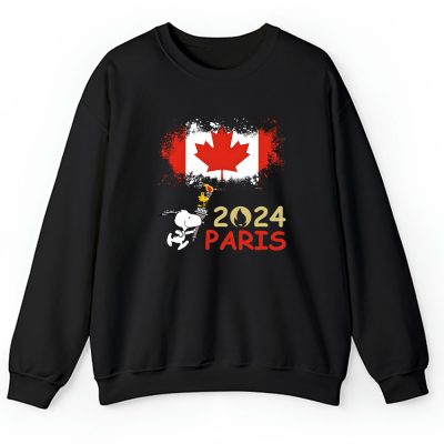 Paris 2024 Olympic X Scoopy Team Canada Fan X Summer Game Unisex Sweatshirt TAS12829