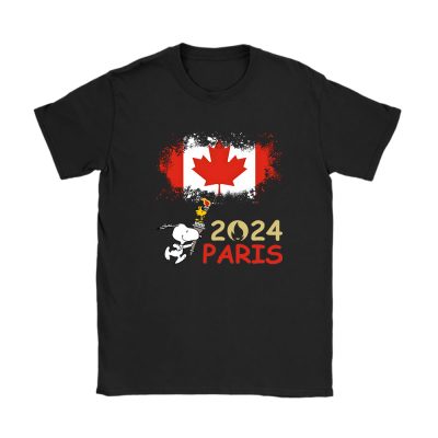 Paris 2024 Olympic X Scoopy Team Canada Fan X Summer Game Unisex T-Shirt TAT12829