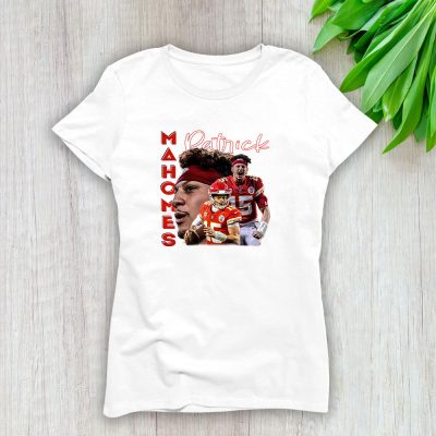 Patrick Mahomes 15 X Kansas City Chiefs American Football Team Lady T-Shirt Women Tee LTL13923