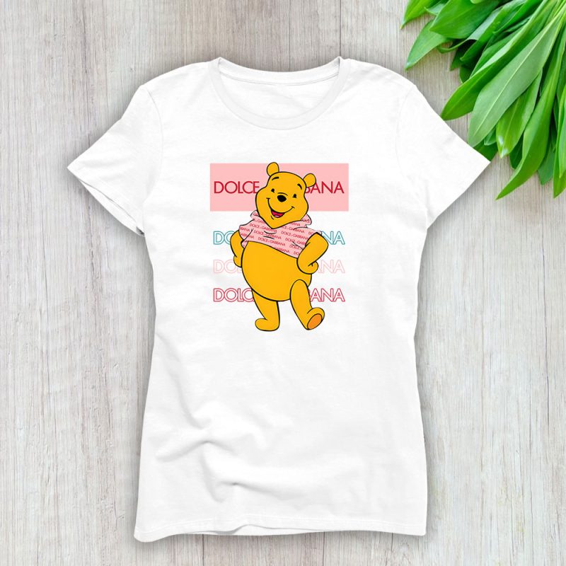 Pooh Bear Dolce & Gabbana Lady T-Shirt Women Tee LTL14337