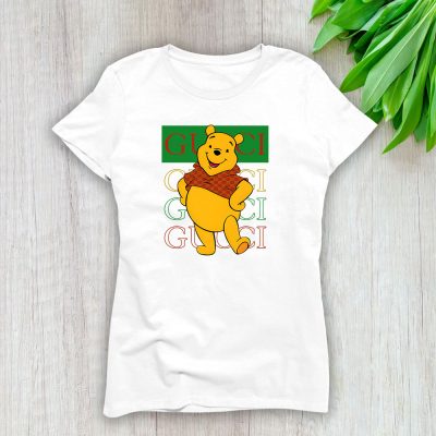 Pooh Bear Gucci Lady T-Shirt Women Tee LTL14338