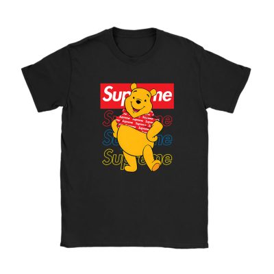 Pooh Bear Supreme Unisex T-Shirt Cotton Tee TAT14341