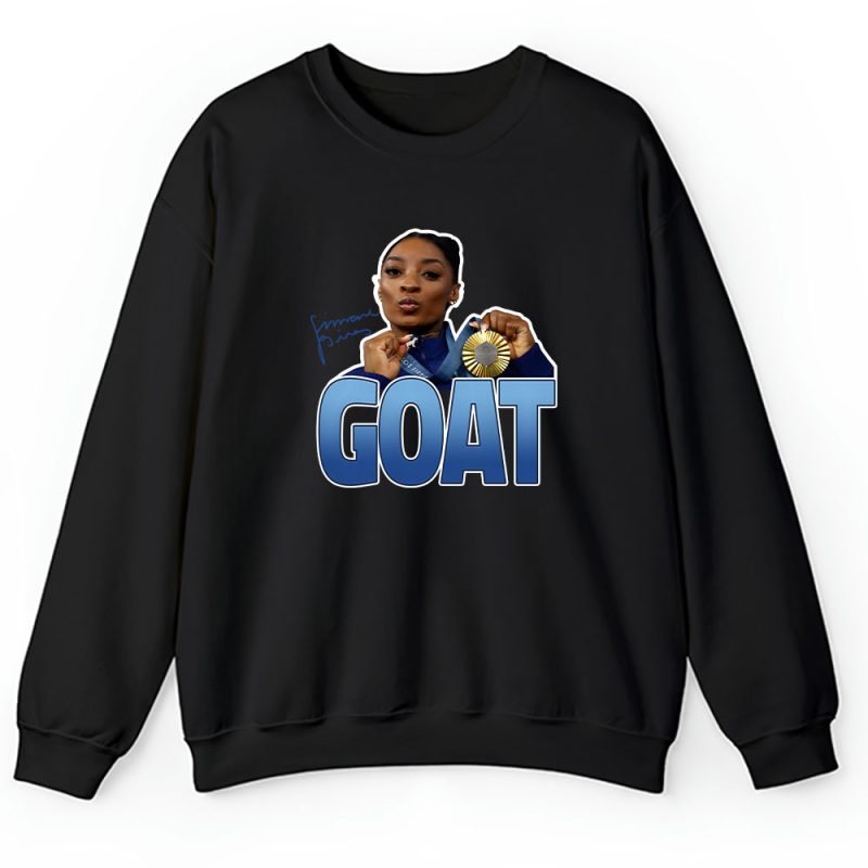 Simone Biles The Goat X Olympic Paris 2024 X Team Usa Gymnastics Unisex Sweatshirt TAS14217