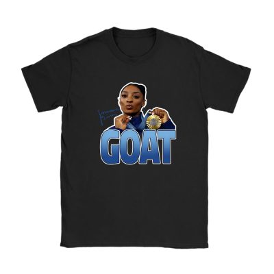 Simone Biles The Goat X Olympic Paris 2024 X Team Usa Gymnastics Unisex T-Shirt Cotton Tee TAT14217