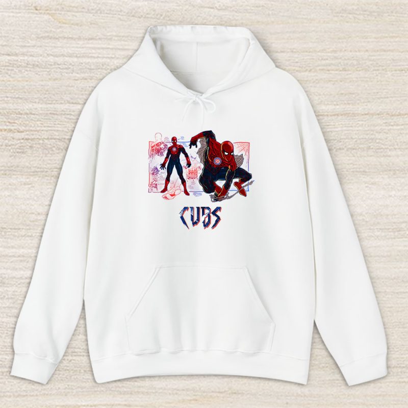 Spiderman MLB Chicago Cubs Unisex Hoodie TAH14366