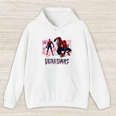 Spiderman MLB Cleveland Guardians Unisex Hoodie TAH14369