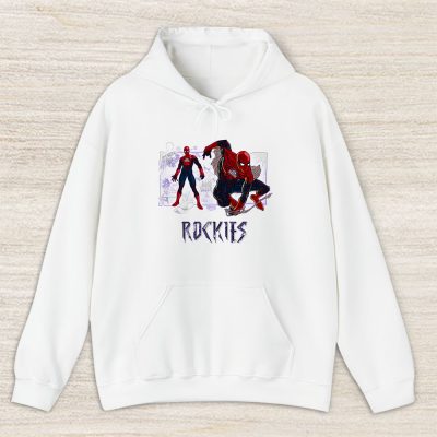 Spiderman MLB Colorado Rockies Unisex Hoodie TAH14374