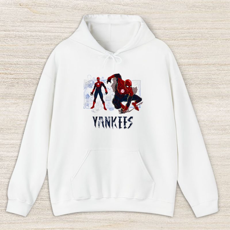 Spiderman MLB New York Yankees Unisex Hoodie TAH14436