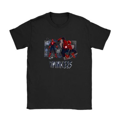 Spiderman MLB New York Yankees Unisex T-Shirt Cotton Tee TAT14436