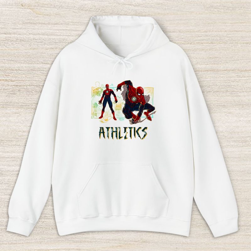 Spiderman MLB Oakland Athletics Unisex Hoodie TAH14437