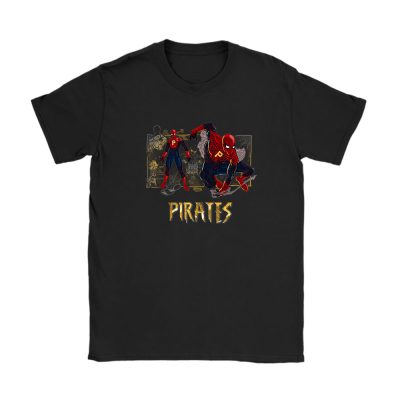 Spiderman MLB Pittsburgh Pirates Unisex T-Shirt Cotton Tee TAT14444