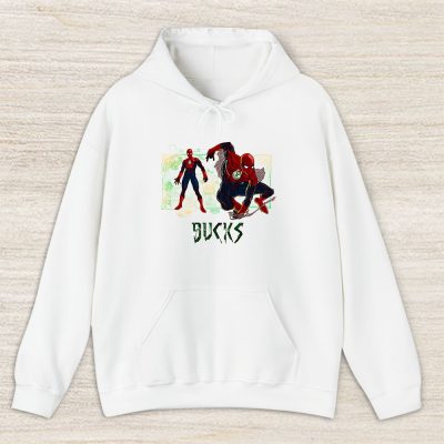 Spiderman NBA Milwaukee Bucks Unisex Hoodie TAH14415