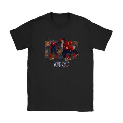 Spiderman NBA New York Knicks Unisex T-Shirt Cotton Tee TAT14429