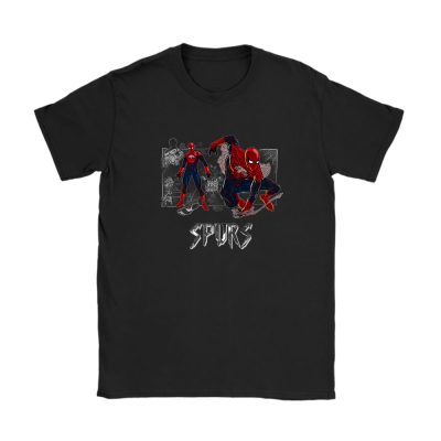 Spiderman NBA San Antonio Spurs Unisex T-Shirt Cotton Tee TAT14462